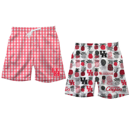 Houston Cougars Men's Reversible Swim Trunk