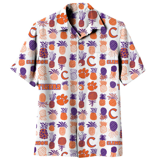 Clemson Tigers Men's Pineapple Shirt