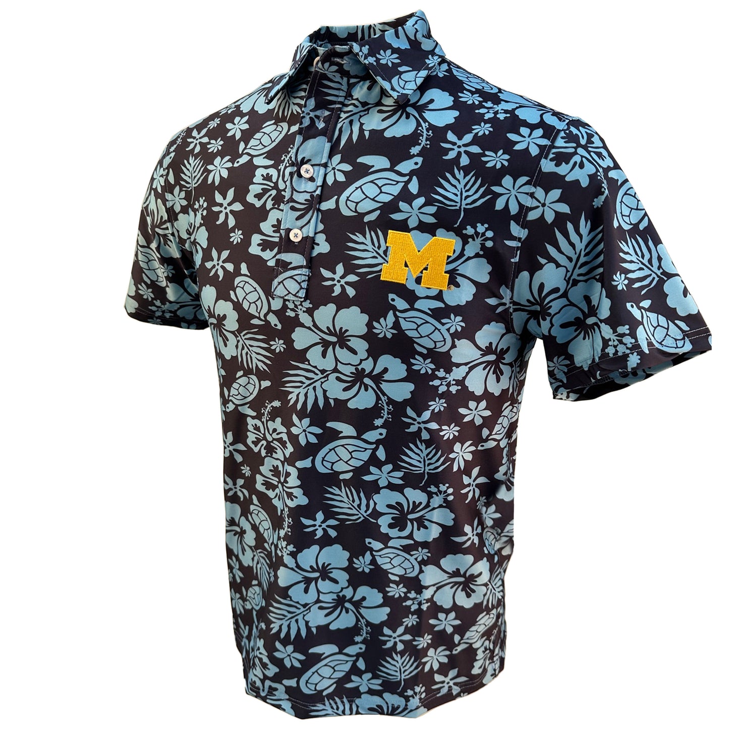 Michigan Wolverines Men's Turtle SS Polo