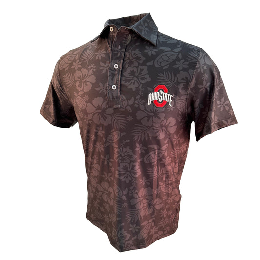 Ohio State Buckeyes Men's Turtle SS Polo - Black