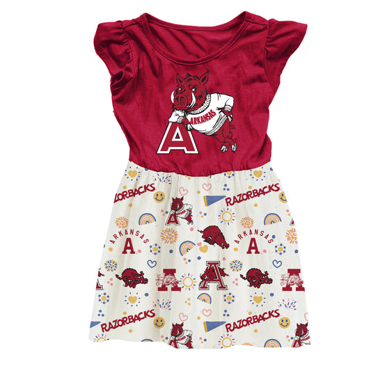 Arkansas Razorbacks Youth Girls Princess Dress