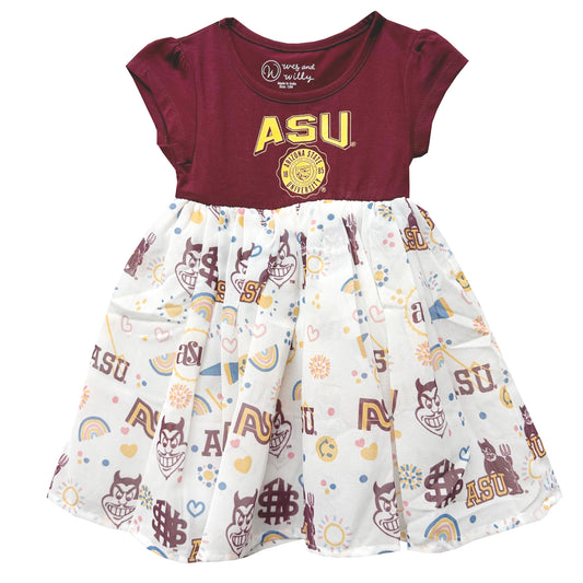 Arizona State Sun Devils Youth Girls Princess Dress