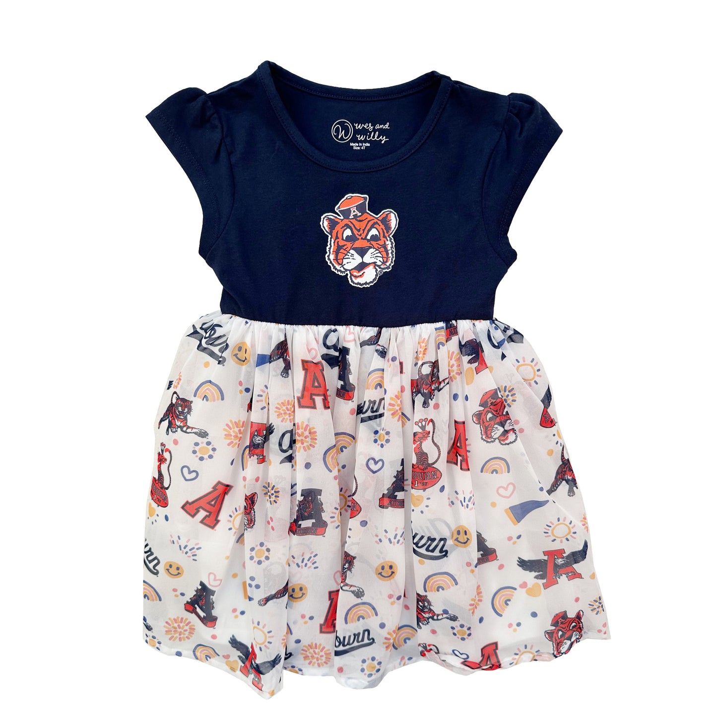 Auburn Tigers Youth Girls Princess Dress
