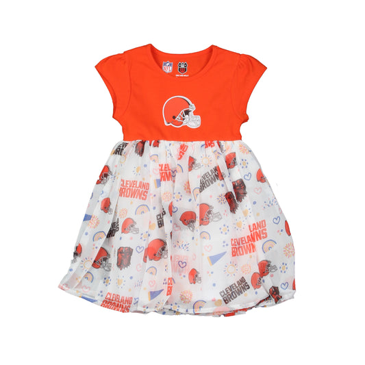 Cleveland Browns NFL Youth Girls Princess Dress