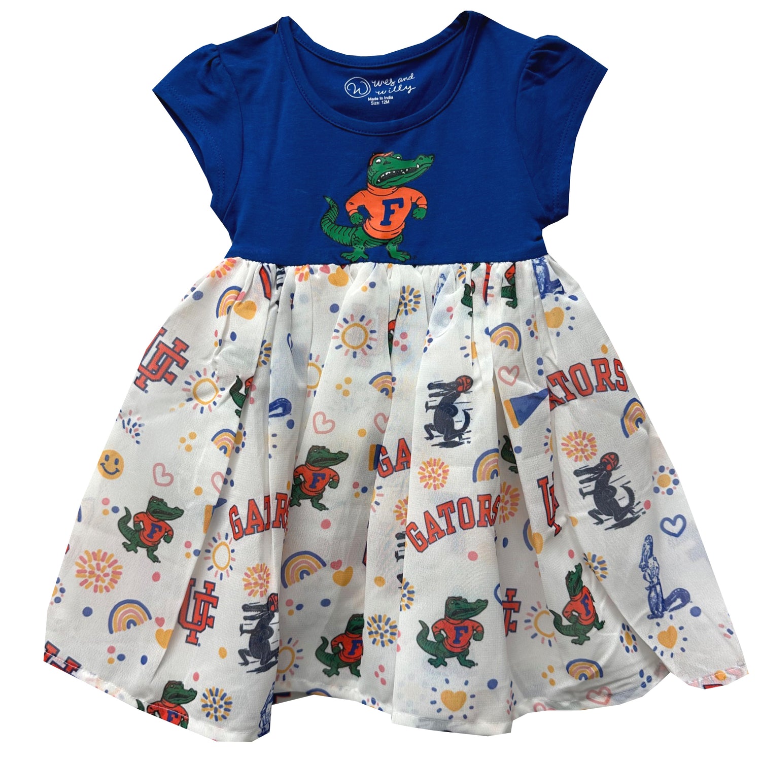 Florida Gators Youth Girls Princess Dress | Size 9M Florida Gators Youth Girls Princess Dress | Size 9M