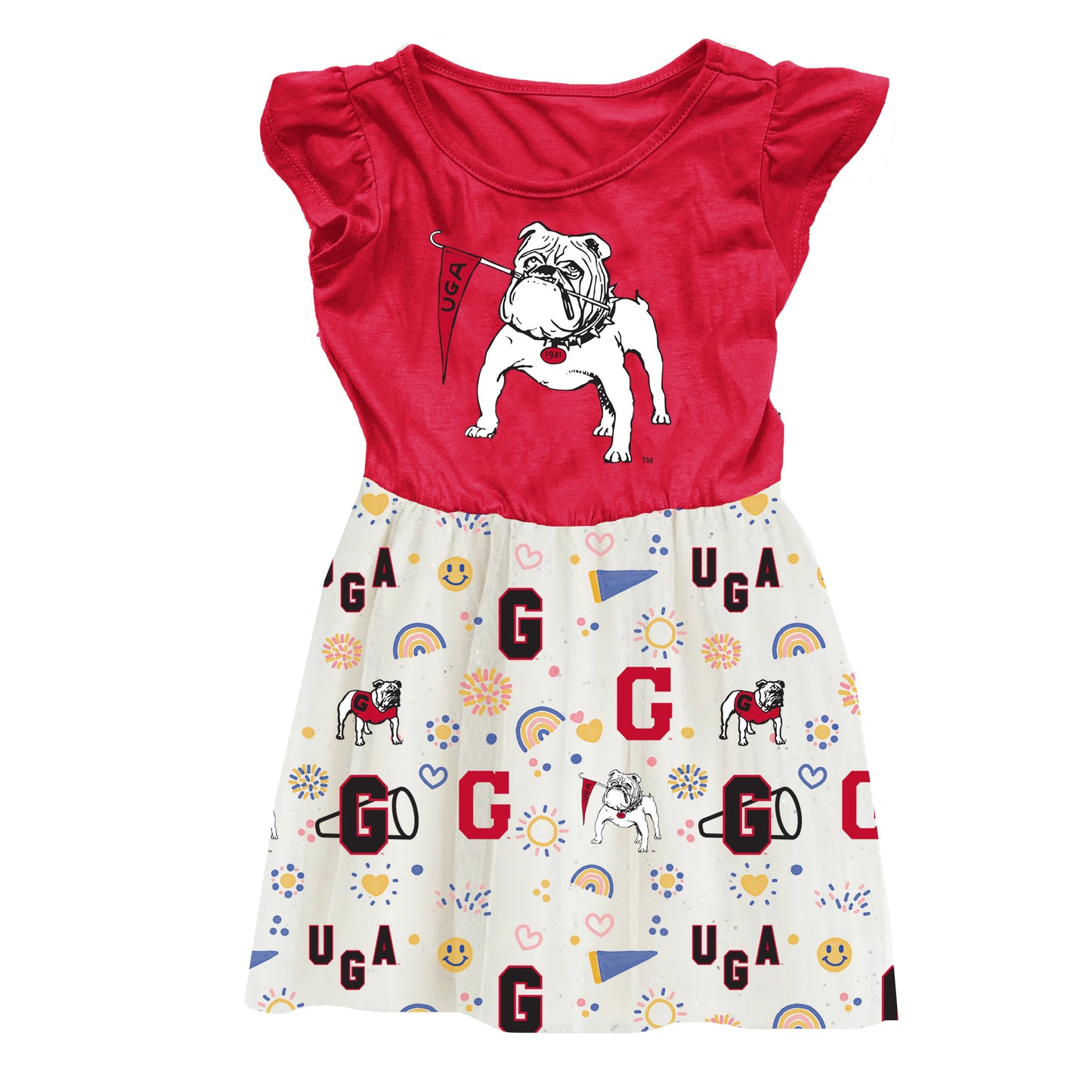 Georgia Bulldogs Youth Girls Princess Dress