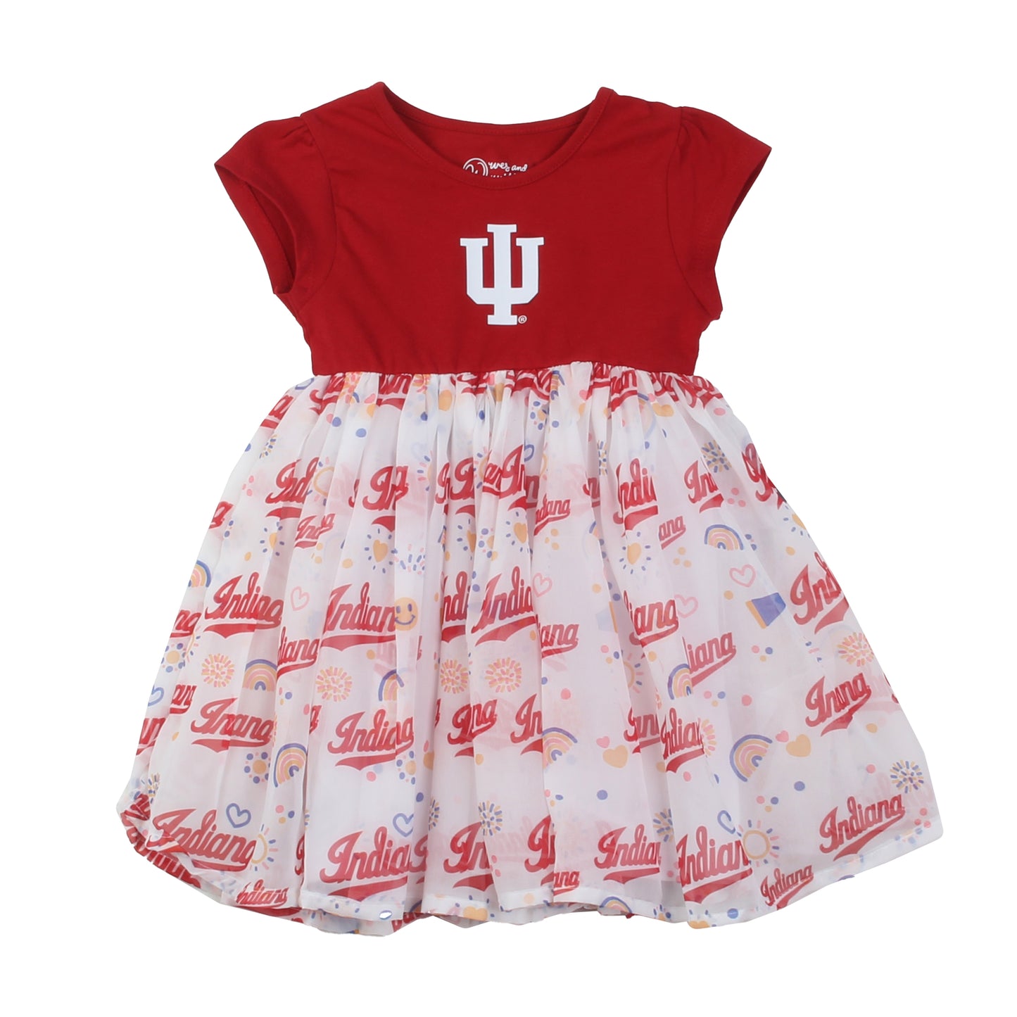 Indiana Hoosiers Youth Girls Princess Dress