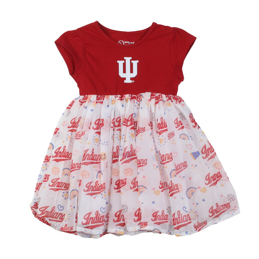 Indiana Hoosiers Youth Girls Princess Dress