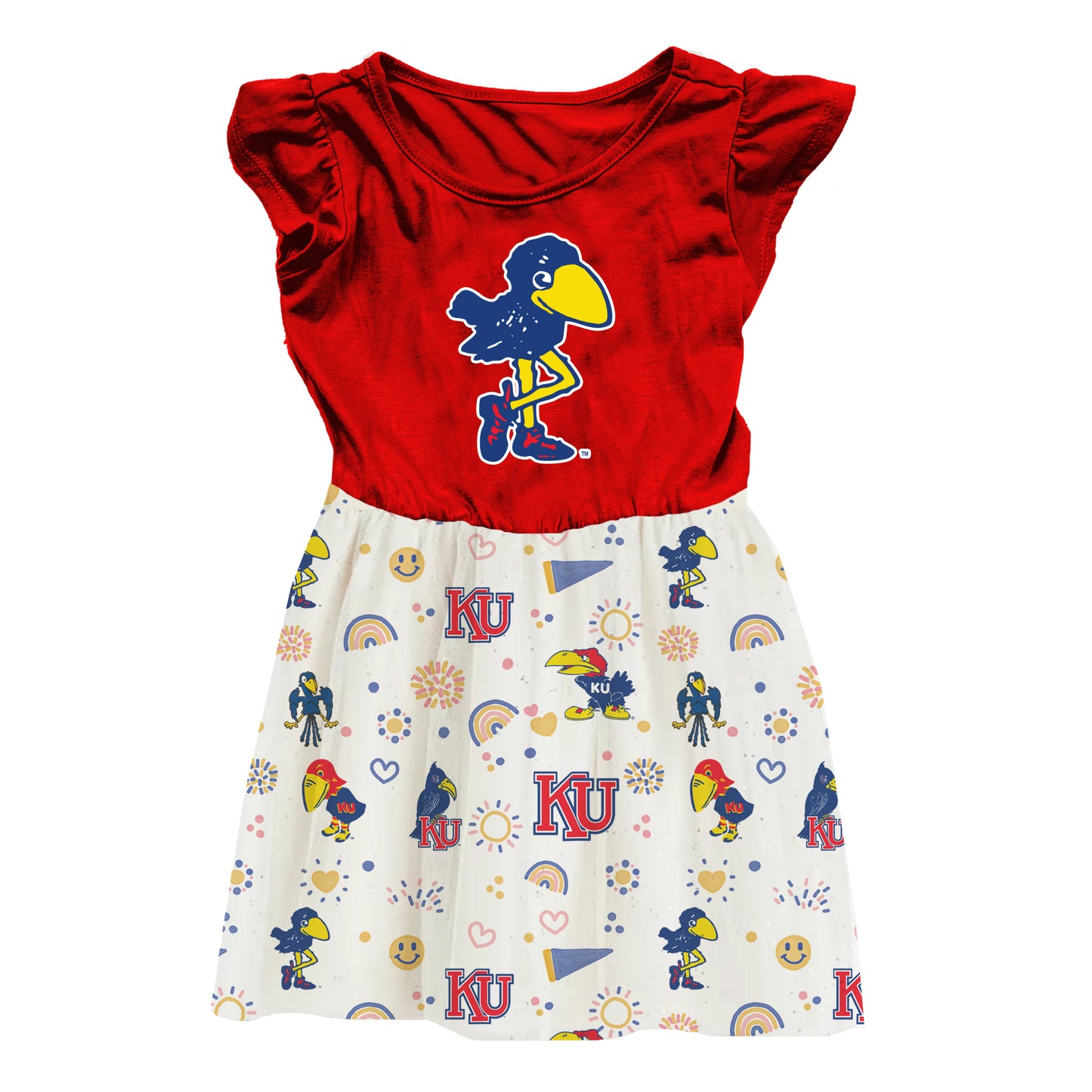 Kansas Jayhawks Youth Girls Princess Dress