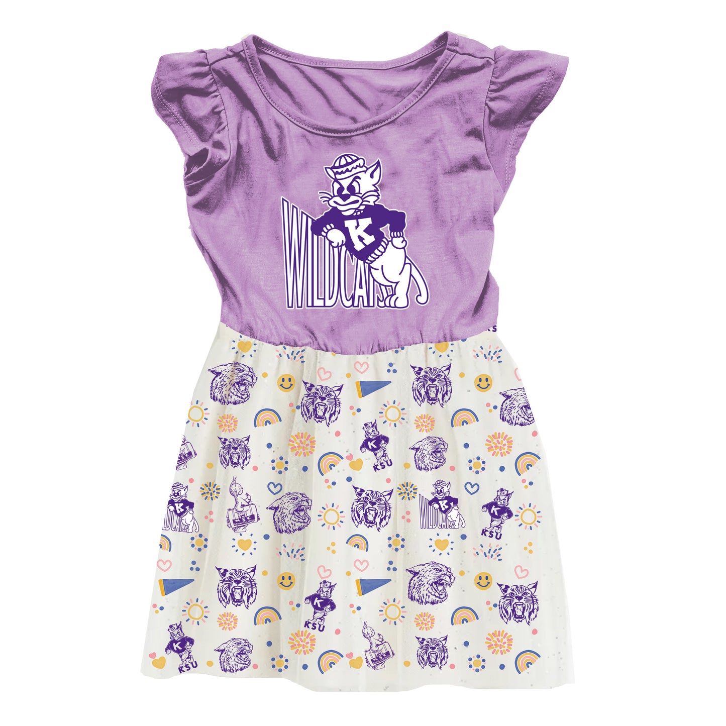 Kansas State Wildcats Youth Girls Princess Dress