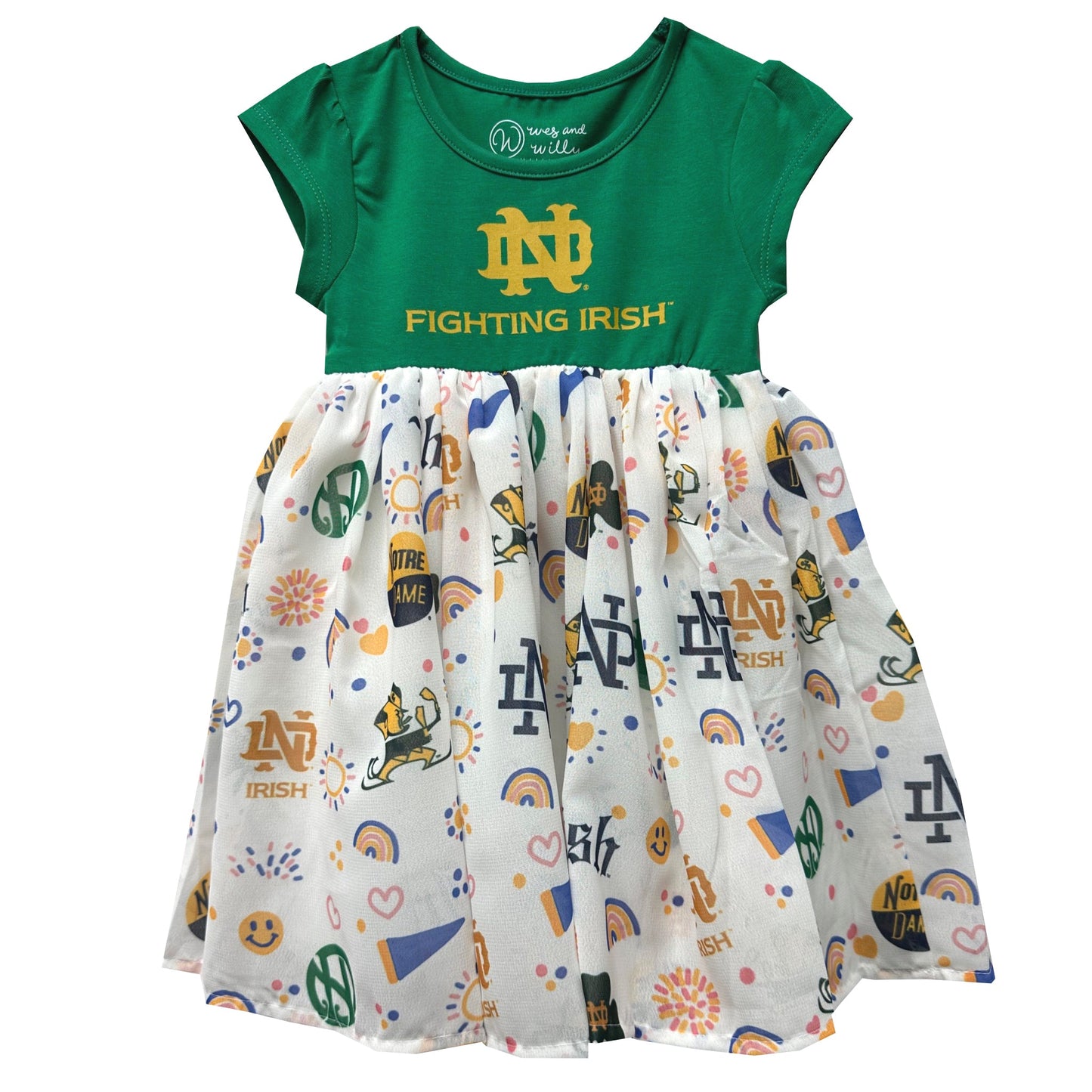 Notre Dame Fighting Irish youth Princess Dress