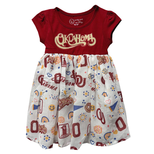 Oklahoma Sooners Youth Girls Princess Dress