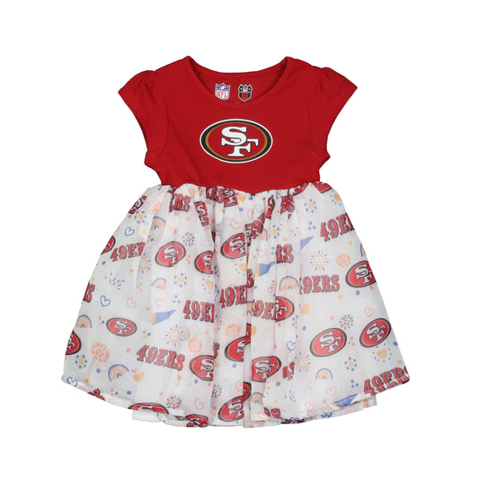 San Francisco 49ers NFL Youth Girls Princess Dress