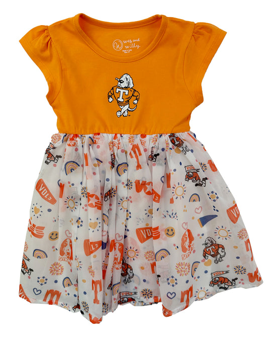 Tennessee Volunteers Youth Girls Princess Dress