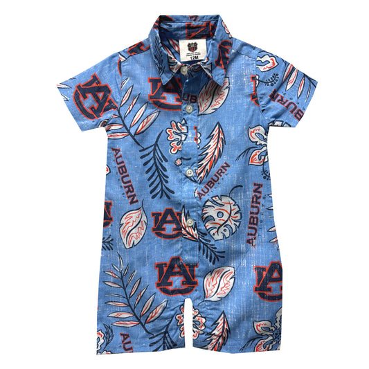 Auburn Tigers Infant Vintage Floral Romper