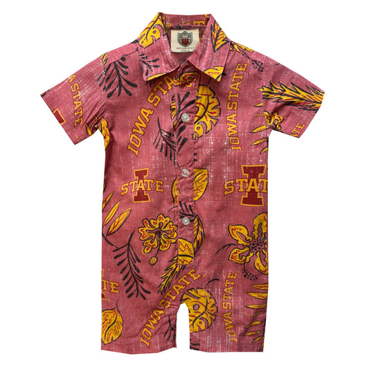 Iowa State Cyclones Infant Vintage Floral Romper