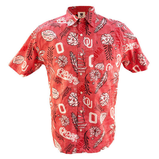 Oklahoma Sooners Men's Floral Shirt