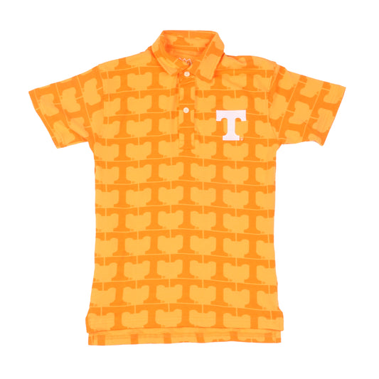 Tennessee Volunteers Youth Allover Print Polo Shirt