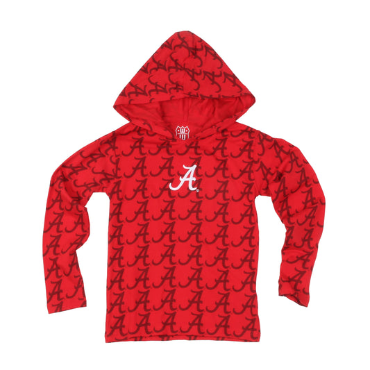 Alabama Crimson Tide Youth Allover Print Hoodie