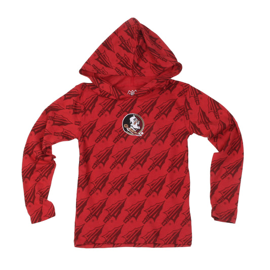 Florida State Seminoles Youth Allover Print Hoodie