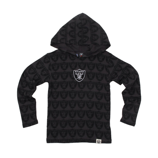 Las Vegas Raiders NFL Youth Boys Allover Print Hoodie