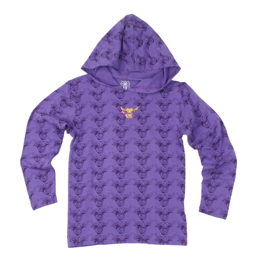 Minnesota State Mavericks Youth Allover Print Hoodie