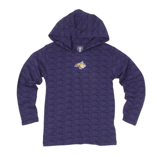 Montana State Bobcats Youth Allover Print Hoodie