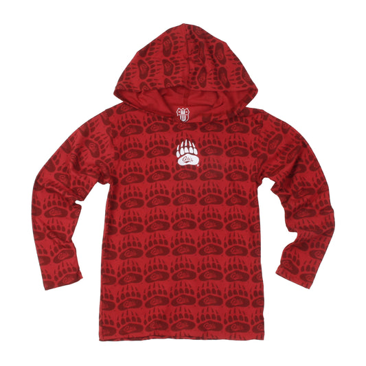 Montana Grizzlies Youth Allover Print Hoodie