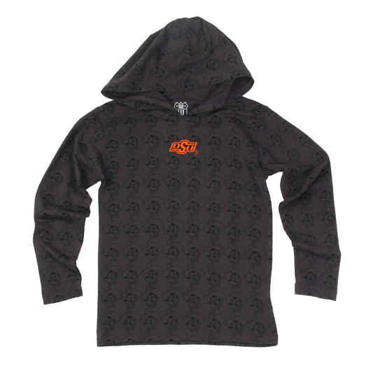 Oklahoma State Cowboys Youth Allover Print Hoodie