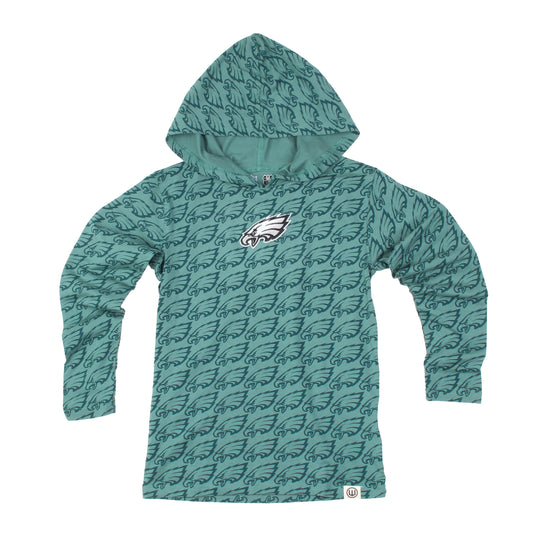 Philadelphia Eagles NFL Youth Allover Print Hoodie