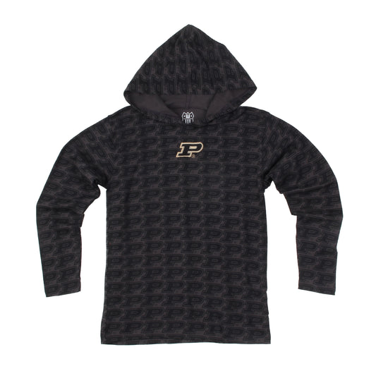Purdue Boilermakers Youth Allover Print Hoodie