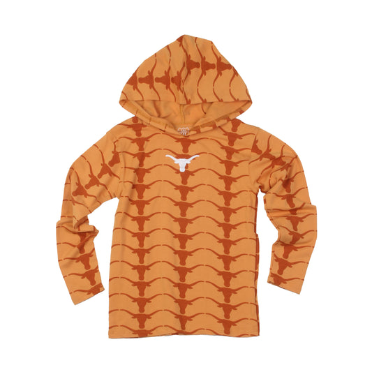 Texas Longhorns Youth Allover Print Hoodie