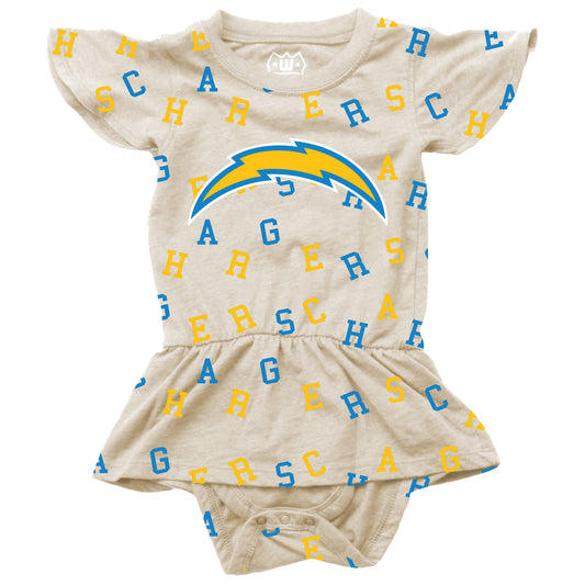 Los Angeles Chargers NFL Infant Allover Print Team Hopper