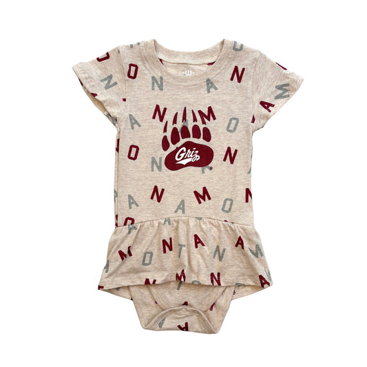 Montana Grizzlies Infant Allover Print Team Hopper