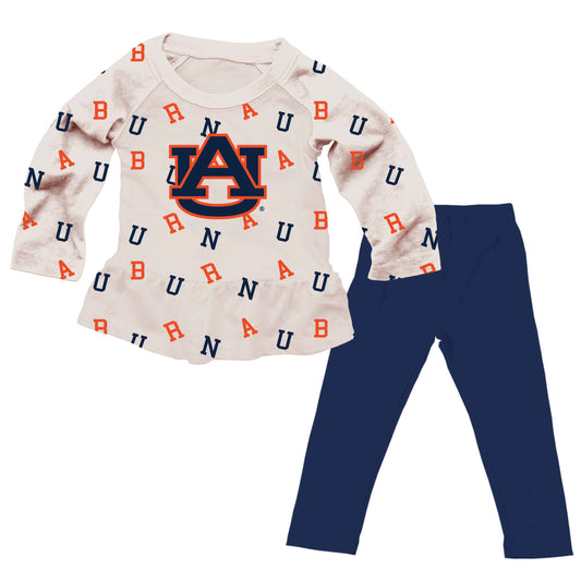 Auburn Tigers Infant Allover Team Set