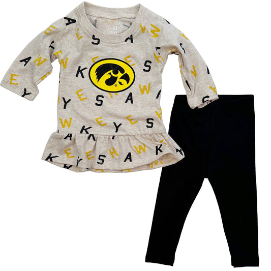 Iowa Hawkeyes Infant Allover Team Set