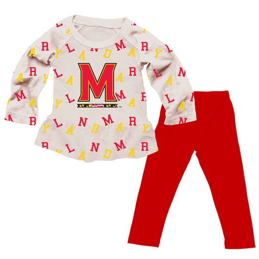 Maryland Terrapins Infant Allover Team Set