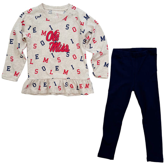 Ole Miss Rebels Infant Allover Team Set