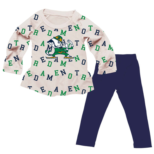 Notre Dame Fighting Irish Infant Allover Team Set