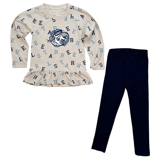North Carolina Tar Heels Infant Allover Team Set