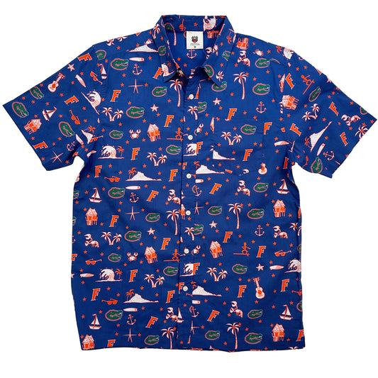 Florida Gators Men's Beach Party Short Sleeve Shirt