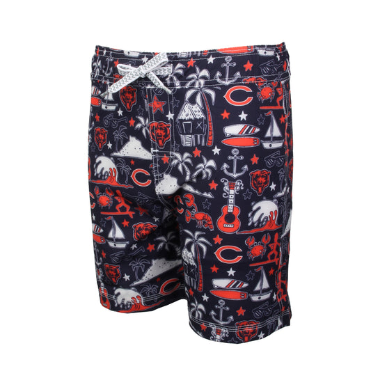 Chicago Bears NFL Youth Boys Luau Swim Trunk