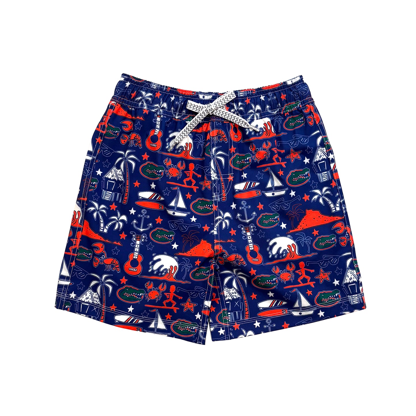 Florida Gators Youth Boys Luau Swim Trunk