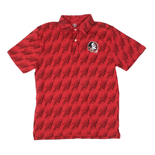 Florida State Seminoles Men's Allover Print Polo