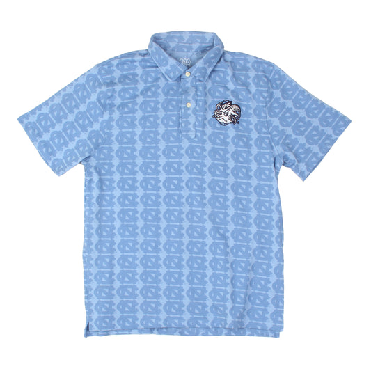 North Carolina Tar Heels Men's Allover Print Polo
