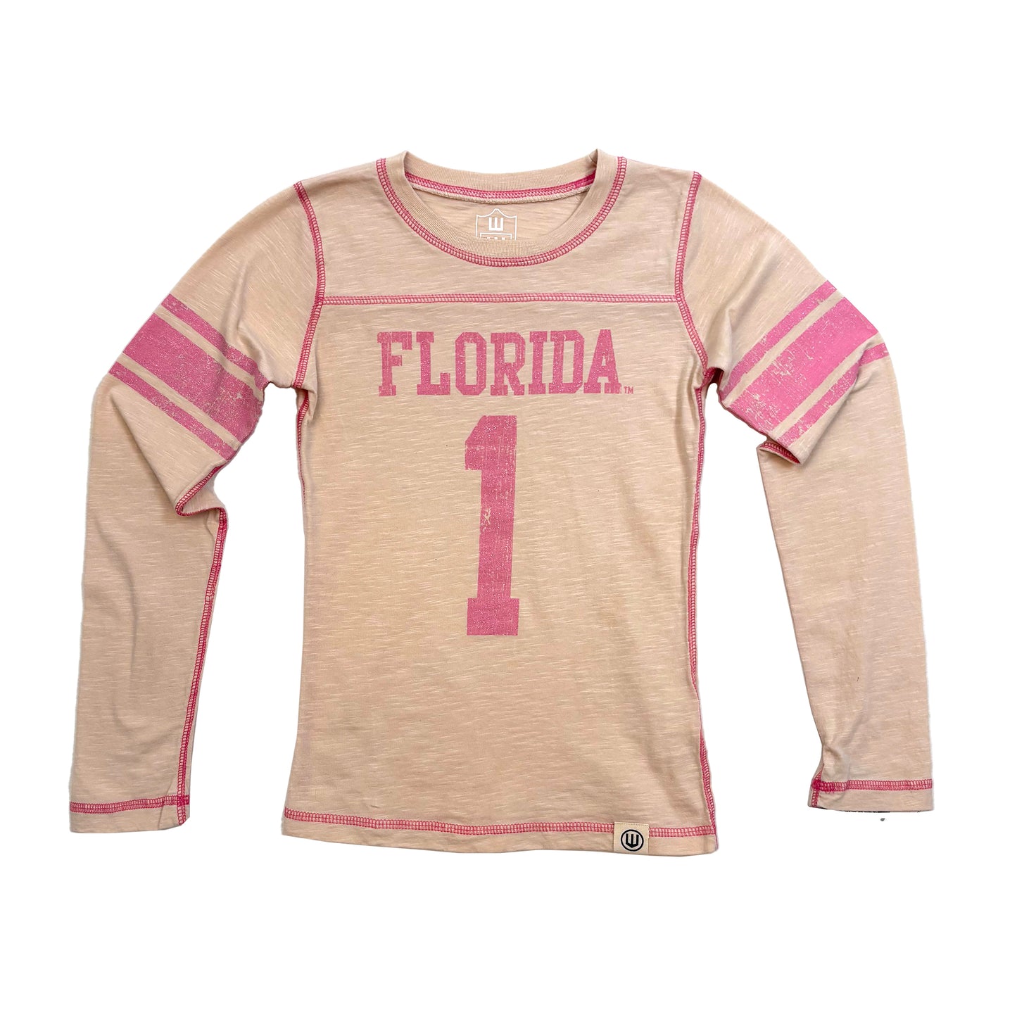 Florida Gators Youth Girls Sparkle Slub LS Jersey