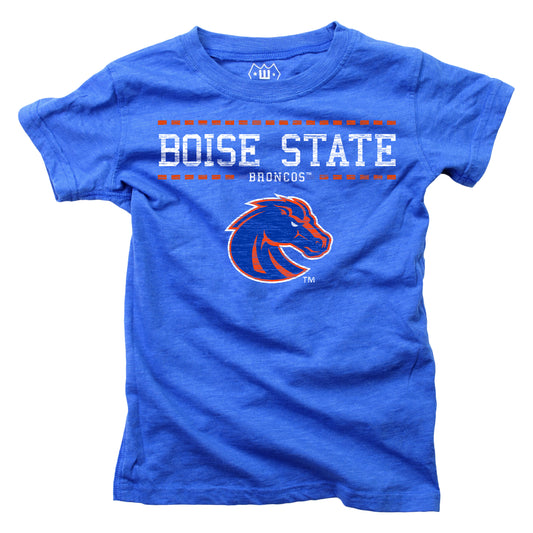 Boise State Broncos NCAA Girls S/S Blended Tee