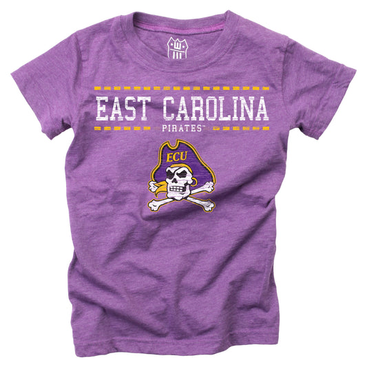 East Carolina Pirates NCAA Girls S/S Blended Tee