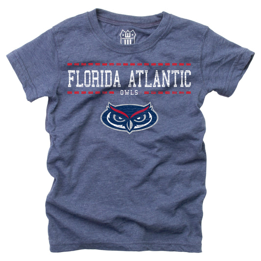 Florida Atlantic Owls NCAA Girls S/S Blended Tee