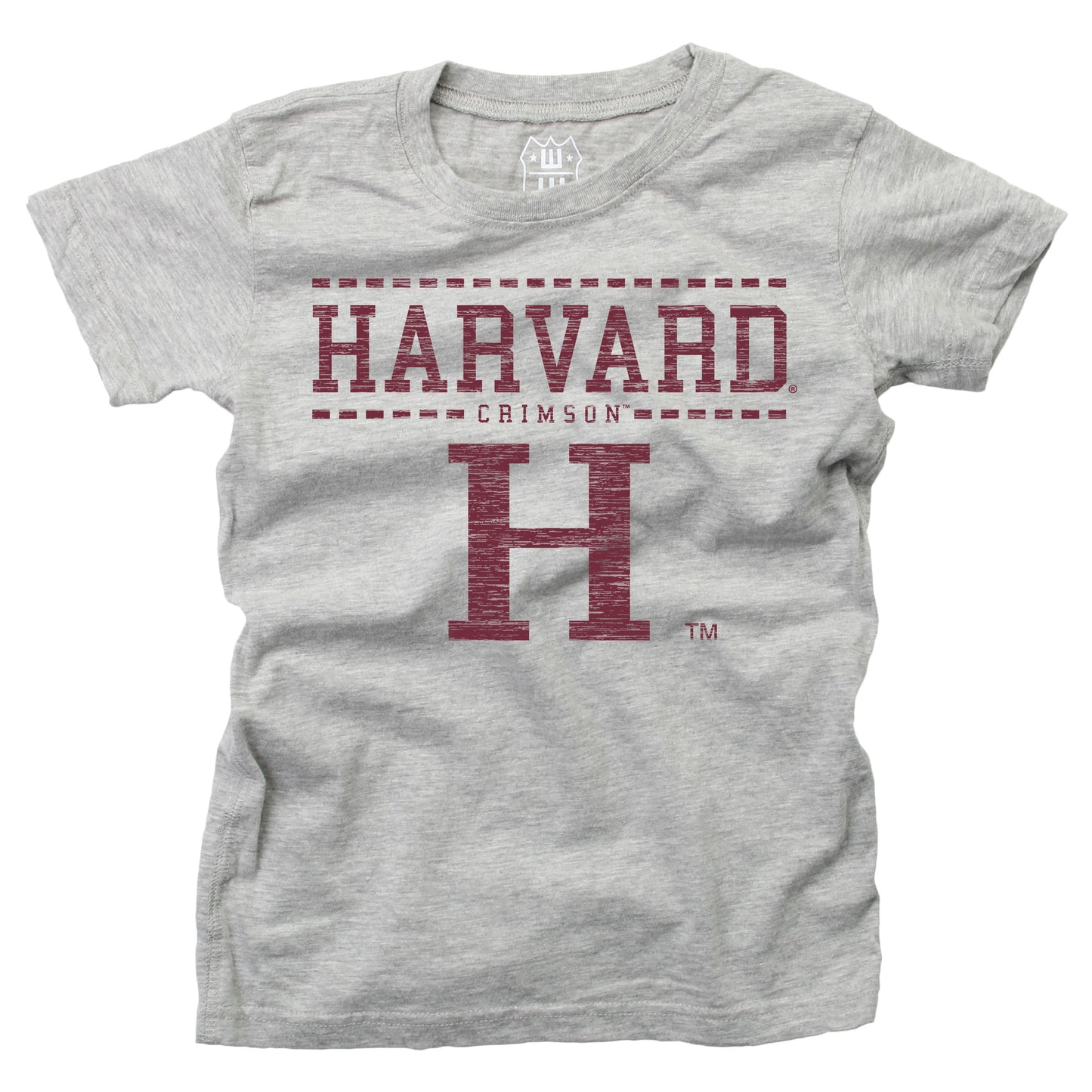 Harvard Crimson NCAA Girls S/S Blended Tee - Heather